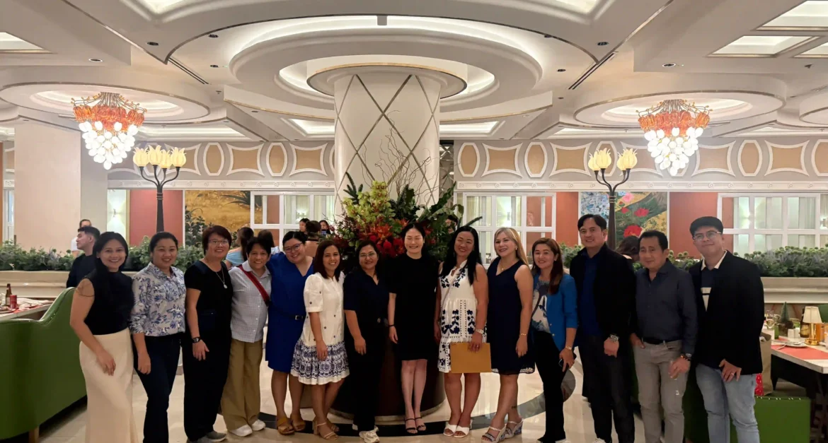 Airtropolis Consolidator Phils., Inc. management team at the 2025 Christmas Party held at Okada Manila